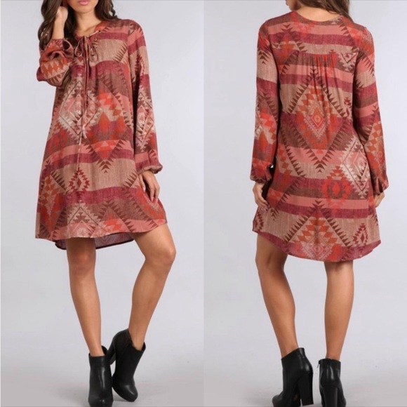 NEW LISTING‼️BLU PEPPER Tunic Dress - Picture 11 of 16